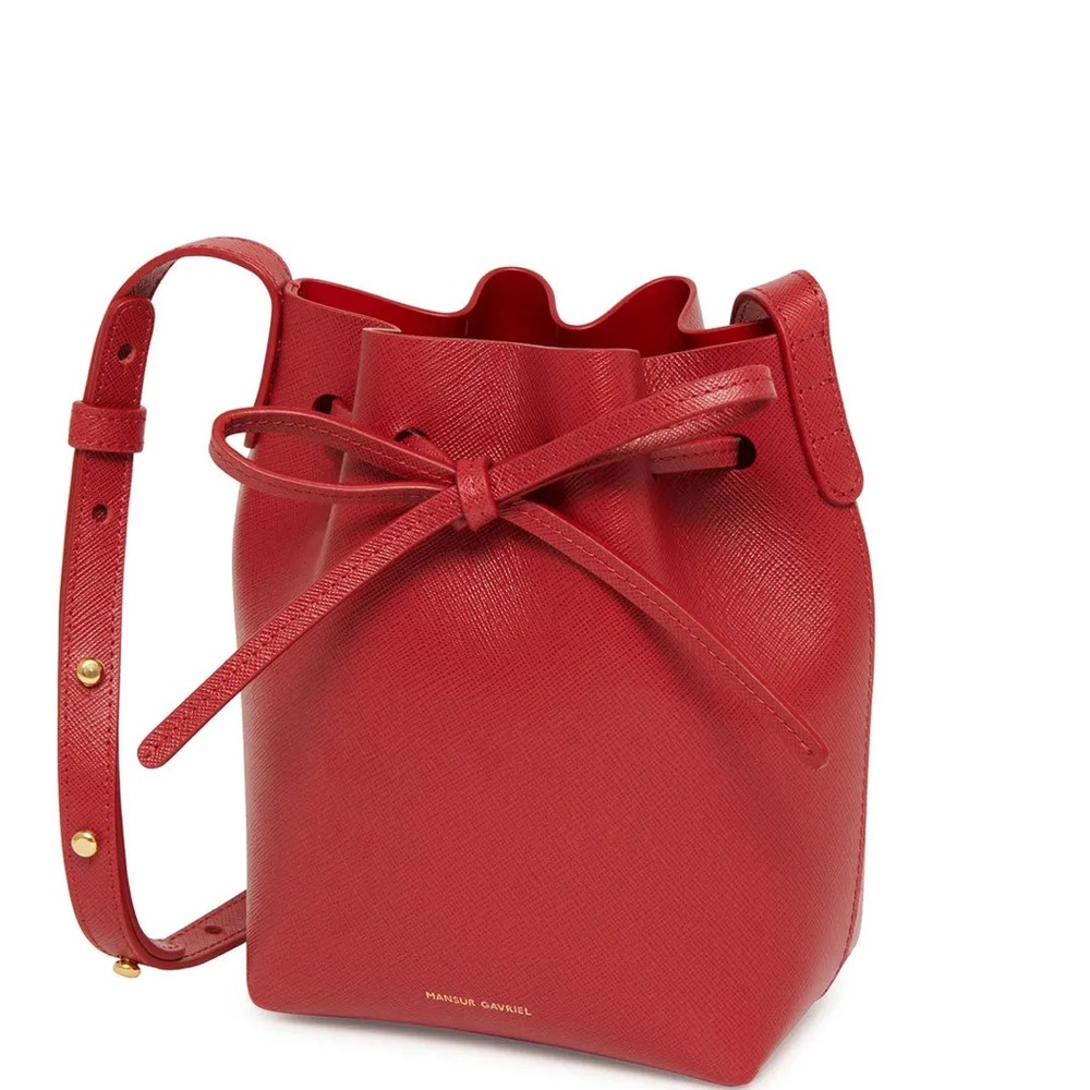 Mansur Gavriel Mini Bucket Bag - “Papaya”